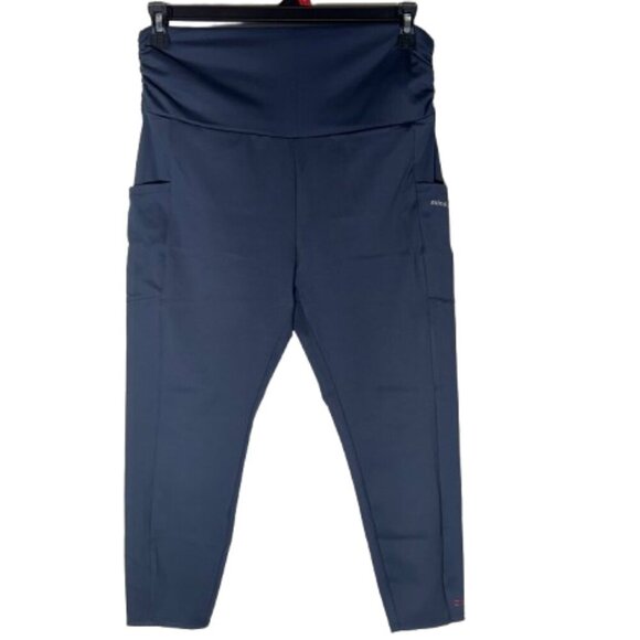 Peace Love World Pants - MIND BODY LOVE By Peace Love World Ruched High Waisted Leggings Color Slate LP